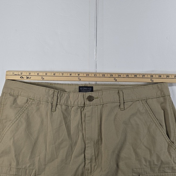 Levis Cargo Shorts Mens 38 Khaki Ripstop Outdoor Baggy Casual Skater Y2K - Picture 7 of 9